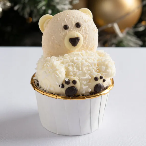 Big cupcake "Polar Bear"