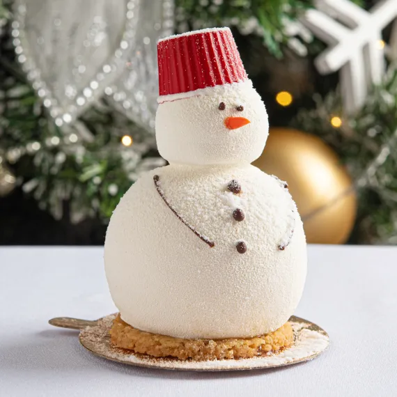 Dessert "Snowman"