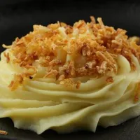Mashed potatoes with French onions